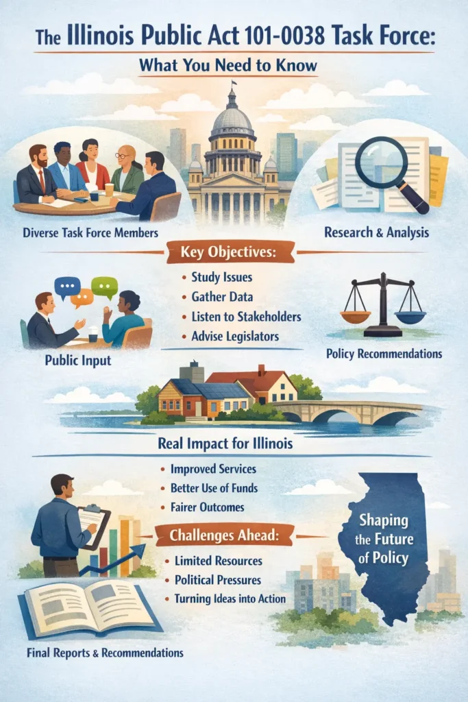 Illinois Public Act 101-0038 Task Force: Explained Simply and Clearly