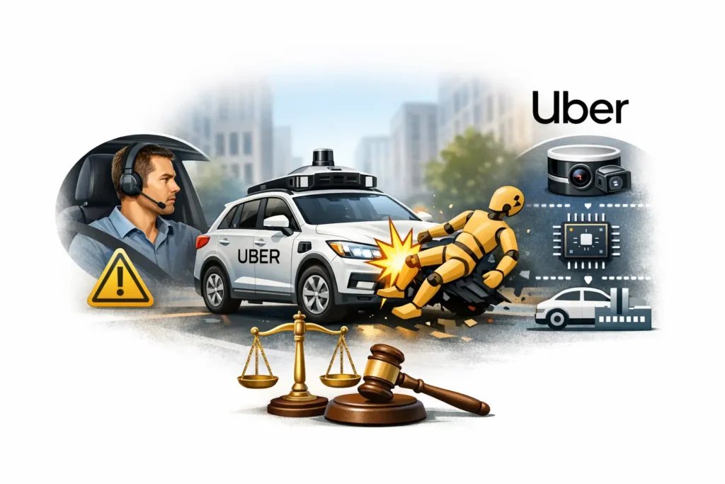 Uber Autonomous Vehicle Accidents: Who Is Legally Responsible When a Backup Driver Is Involved?